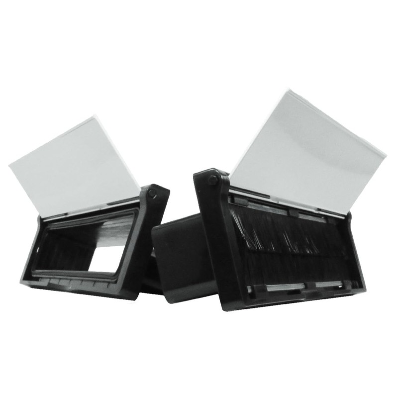 Draft Dodger Telescopic Mail Slot (Glossy White on Black, Standard