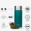 Qwetch - Frosted Emerald Green 400ml Infuser Flask - Nomade