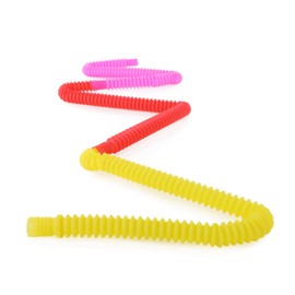 Toyland® Twisted Tubes - Ultimate Bundle (6 Pack) - 2 x Yellow, 1x Blue, 1x Pink, 1x Red, 1 x Green- Sensory Fun Fidget Toys - Party Bag Fillers - Age 3+