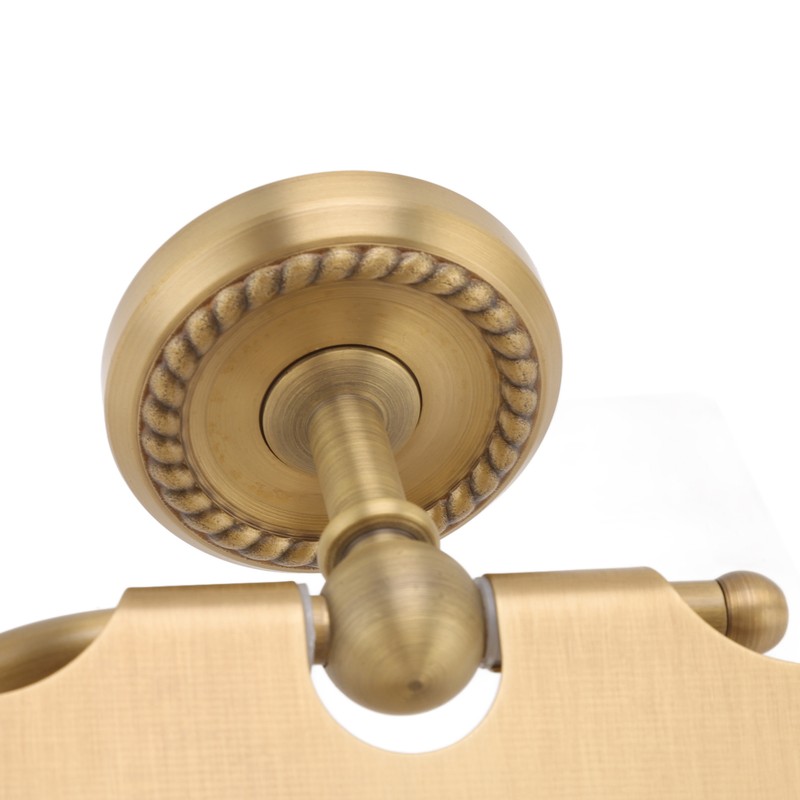Wall Mounted Toilet Tissue Hanger Antique Twist Pattern Paper Towel