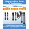 AquaMiracle Adjustable 150W Aquarium Heater Submersible Fish Tank Heater Super