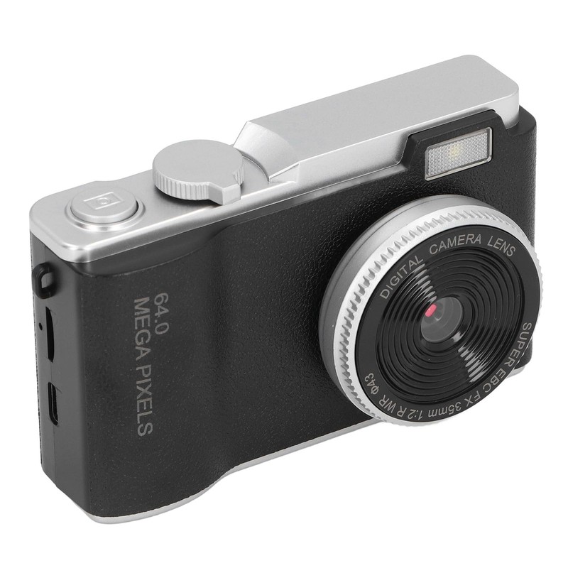 Elprico Digital Camera, 48MP 1080P Retro Digital Camera,16x Zoom Prevent