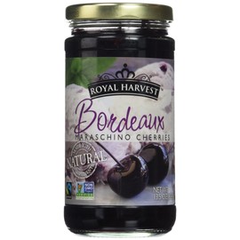 Royal Harvest Maraschino Bordeaux Cherries 13.5 Ounce (Pack of 3)