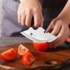 TIVOLI Small Ulu Knife 5-inch Rocker Knife, Full Tang Kitchen