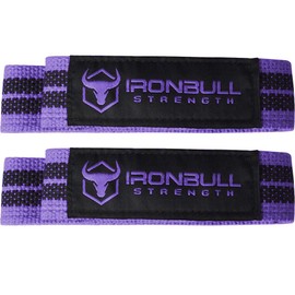 Women Lifting Straps (1 Pair) - Wrist Support Wraps - for Powerlifting, Bodybuilding, Gym Workout, Strength Training, Deadlifts & Fitness Workout (Purple)