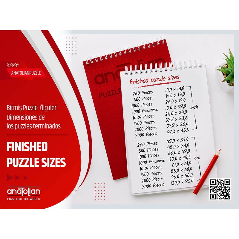 Anatolian Puzzle - Tango - 1000 Piece Jigsaw Puzzle #1107,