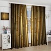 ZhiRain Bamboo Curtains Nature Japanese Asian Plant Brown Print Curtain