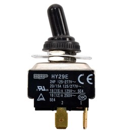 HQRP 4-Pin Toggle Switch compatible with HY29E ON-OFF Steampunk Applications, Lamp, Trailer Restorations, DIY Projects