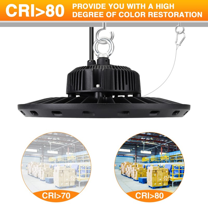 CHMLT 200W UFO LED High Bay Light,5000K 30000LM,High Bay Lighting