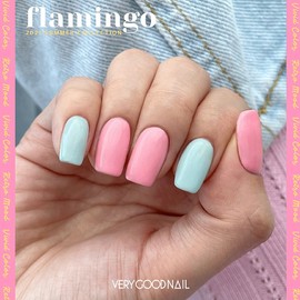 Very Good Nail Flamingo 6-Piece Set Pastel Color Gel / 베리굿네일 플라밍고 6종 세트 파스텔 컬러젤
