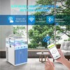 Portable Air Conditioner Fan, Rechargeable 4-IN-1 Personal Mini Cooler Humidifier,