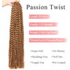Leeven 30 Inch Blonde Water Wave Crochet Twist Hair for