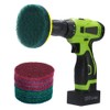 Kichwit 4 Inch Drill Power Brush Tile Scrubber Scouring Pads