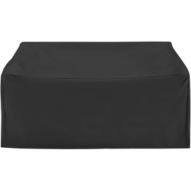 Crosley Furniture Patio Furniture Covers, Waterproof Outdoor Loveseat Cover for Backyard, Deck, Black