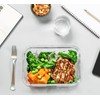 M MCIRCO 30 Pieces Glass Food Storage Containers with Snap