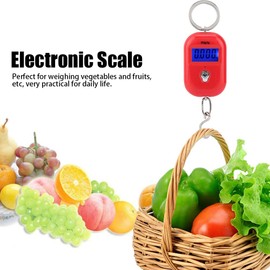 Mini Electronic Scale, Electronic Digital Scale, Portable Mini Pocket Keychain Scale, Kitchen Scale, Food Weight Meter, Measuring Tools with Hooks, 25kg/5G