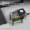 SunFounder Raspberry Pi 4 UPS Power Supply, Acrylic Case, Protect