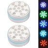 2PCS Submersible Pool Light with Remote Control Magnetic Suction Cup