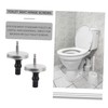 DOITOOL Sets Toilet Hinge Replacement Kit Stainless Steel Bolts Nuts