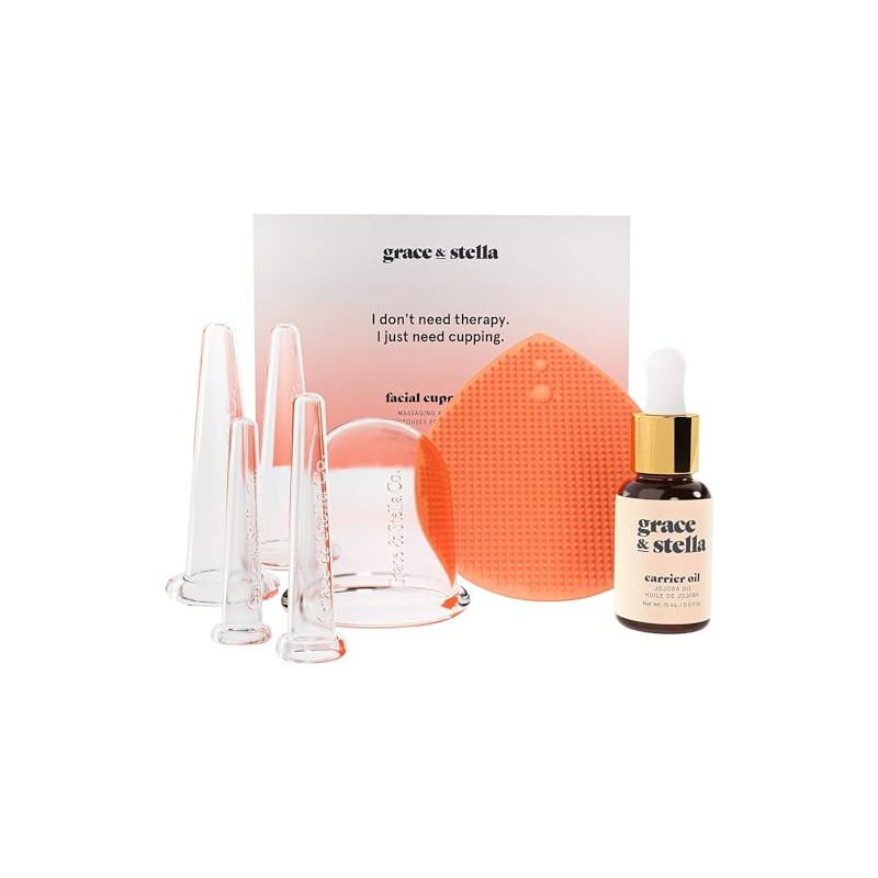 Facial Cupping (7-Pc Set) - Face Cupping Set - Facial