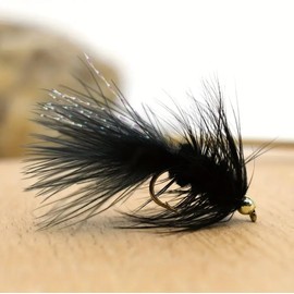 AMZfishing® 2 Pieces Woolly Bugger Fly Fishing Trout Wooly Bugger Trout Fishing Fly Fishing Trout Fishing Trout Streamer Wooley Bugger Streamer (b: Set of 2 Olive Green)