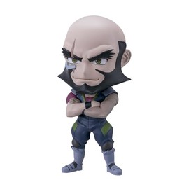 Jet Black In Fun Action Pose Collectable Anime Figure | 8cm Mini Cowboy Bebop Anime Model | Bandai Toys Make Great Figure Collections or Anime Gifts for Boys or Girls | Collectables