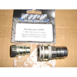 Meyer Snow PLOW 1/4" Male & Female Quick Coupler Meyer # 15072 Stock # 1304025 ;#G344T3486G 34BG82G285797