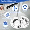Stainless Steel Sink Strainer 4 Pack - 7.7cm Heavy Duty