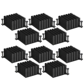 10Pcs Compact Motherboard Radiator Aluminum Cooling System for Computers Heat Sink