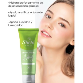 Crema Facial De Arroz Con Ácido Hialurónico Sheló Nabel