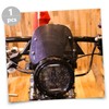 ULTECHNOVO Motorbike Windshield Wind Deflector Motorcycle Windscreen for Enhanced against