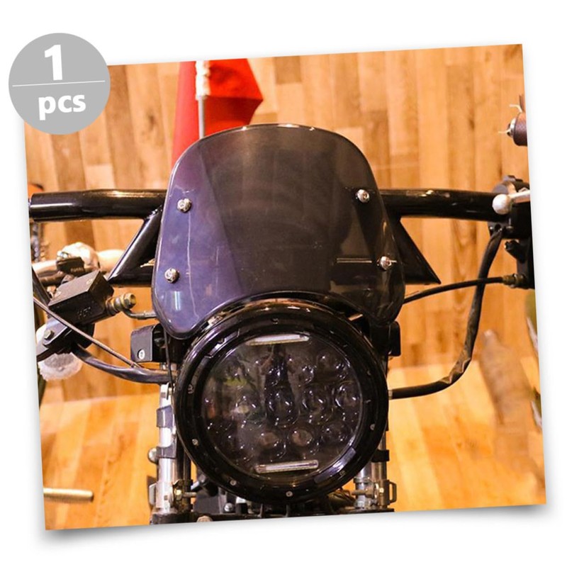 ULTECHNOVO Motorbike Windshield Wind Deflector Motorcycle Windscreen for Enhanced against