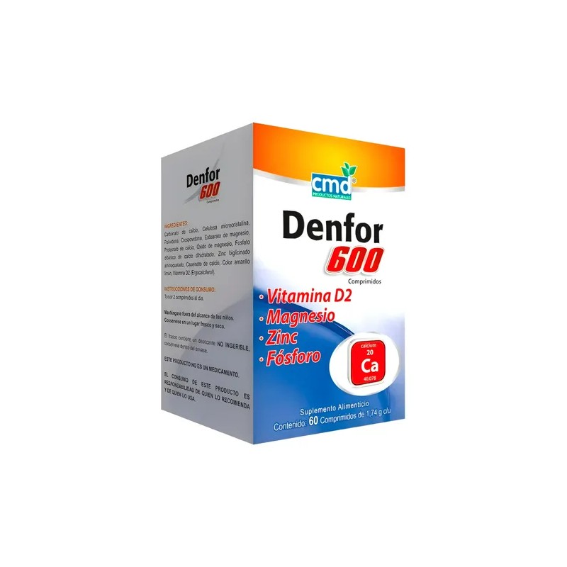 Pack 2 Denfor 600 | Vitaminas Y Minerales | C/60