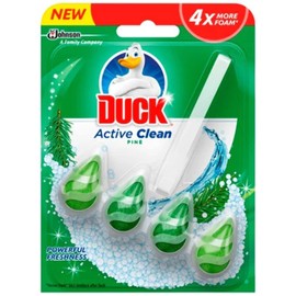 Duck Active Clean Toilet Rimblock Pine, 38.6g