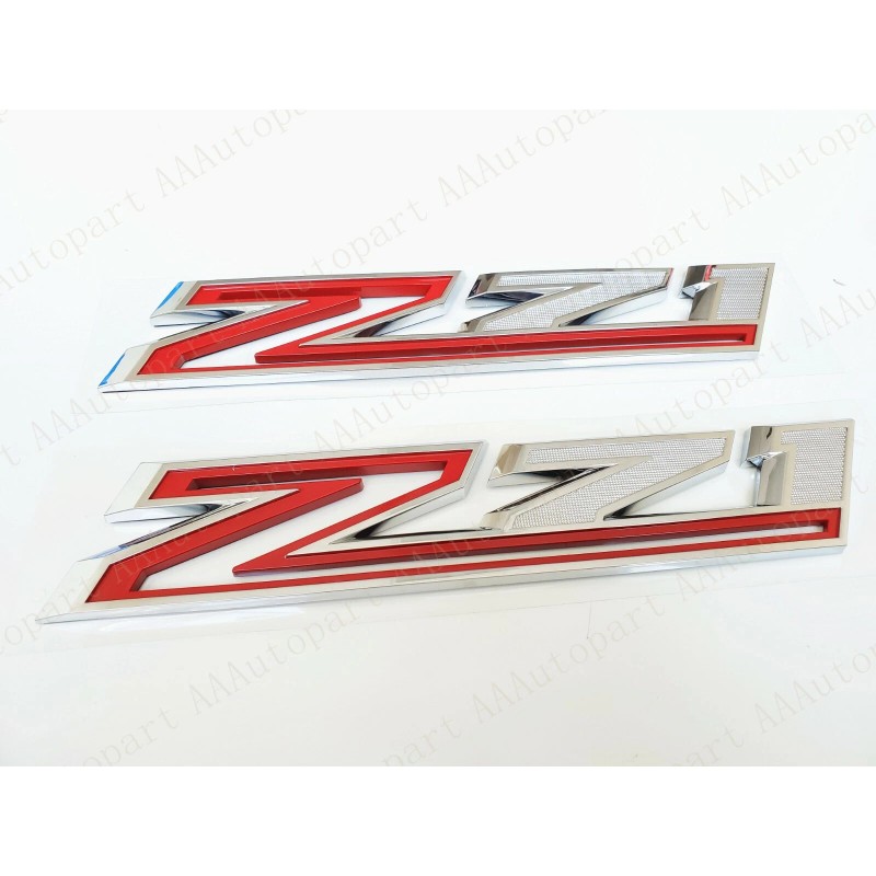 OEM 2pcs 2019-2023 Chevy Silverado Z71 Emblem OEM Fender Chrome