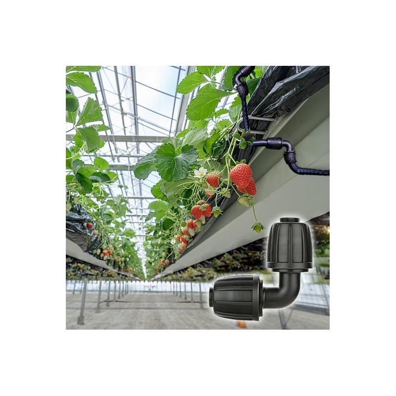 10 Pieces 16 mm Drip Irrigation Fittings Irrigation Connection Kit