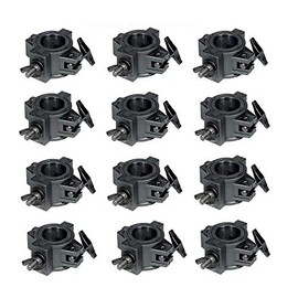 O-Clamp 12 Pack DJ Lighting Clamp to Mount Light to 1.5" - 2" Trussing and Pipe