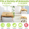 Wooden Sofa Arm Tray, Normal Size 11.8x8.6 Couch Armrest Tray,