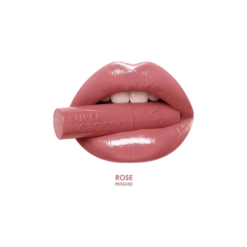 Super Glossy Pink Up - Lip Gloss Indeleble - Larga