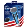 Barbasol Rechargeable Electric Wet and Dry Foil Shaver with Stainless