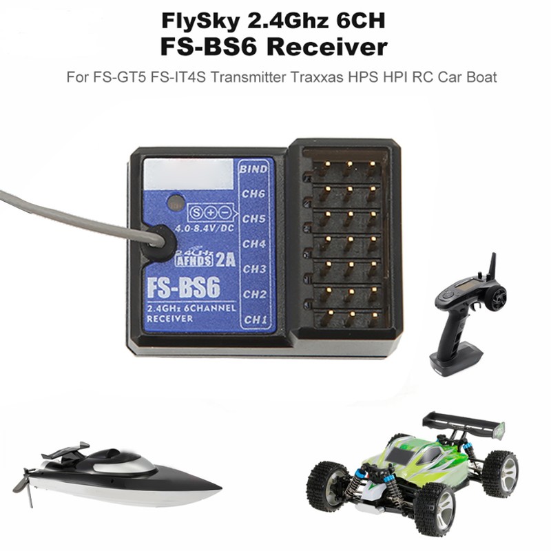 RC Receiver 2.4GHz AFHDS2A 6CH With Gyroscope Function RC Transmitter