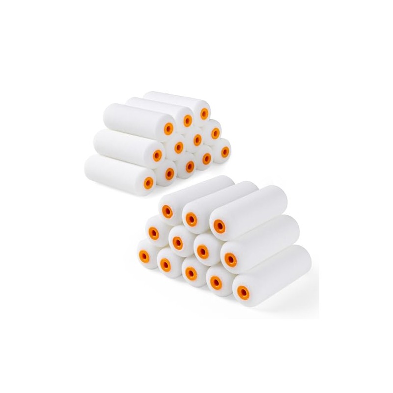 Foam Paint Roller, 24 Pack, 4 Inch Mini Paint Roller
