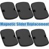 Magnetic Slider Replacement for Yeti, 6 Pack Lid Slider Push
