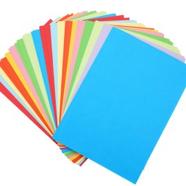 SANNIX 200 Sheets 10 Colors Coloured Paper A4, Coloured Origami Paper, Double Sided Paper, Colored Copy Card Paper for Printing Paper Manual Origami Paper DIY Arts and Crafts