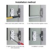 Door Latch Right Angle 90 Degree Folding Latch Stainless Steel