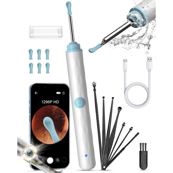 Kekoy Kekoy Ear Wax Removal Kit Otoscope Ear Camera 1296P
