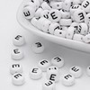 Handicraft Emporium Flat Round Alphabet Acrylic Beads | 20g |