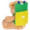BRUBAKER Teddy Plush Bear with School Bag and School Cone