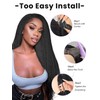 catti 3 In 1 Half Wig Kinky Straight Synthetic Hair