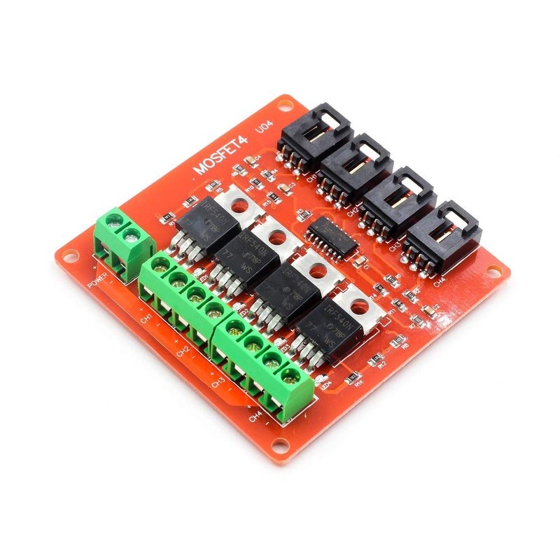 2pcs Four Channel 4 Way MOSFET Button IRF540 V4.0 +